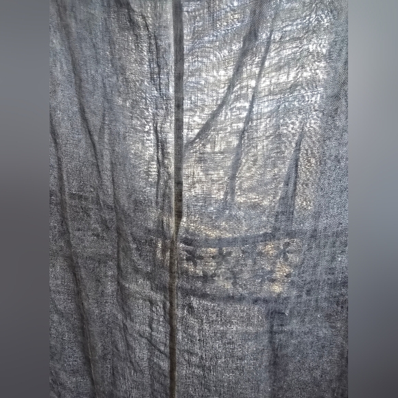 Lungo L'Arno Blue Linen Shift Dress Sz. S Blue Made in Italy - Picture 11 of 11